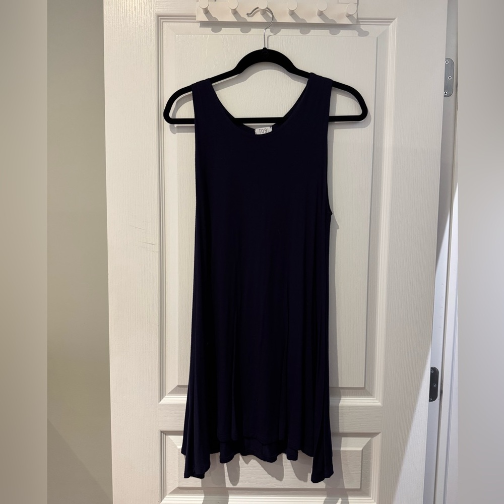 Navy Sleeveless Dress